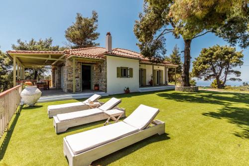 Skopelos Villa | Aegean View Villa - Sea View Family Sanctuary