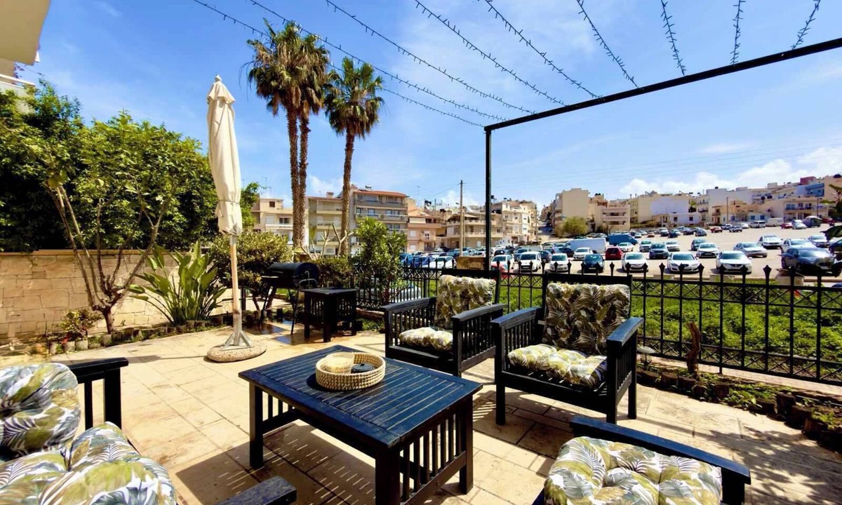 Heraklion Apartment | Calma Garden Retreat- 10' Walk Center- Perfect Location