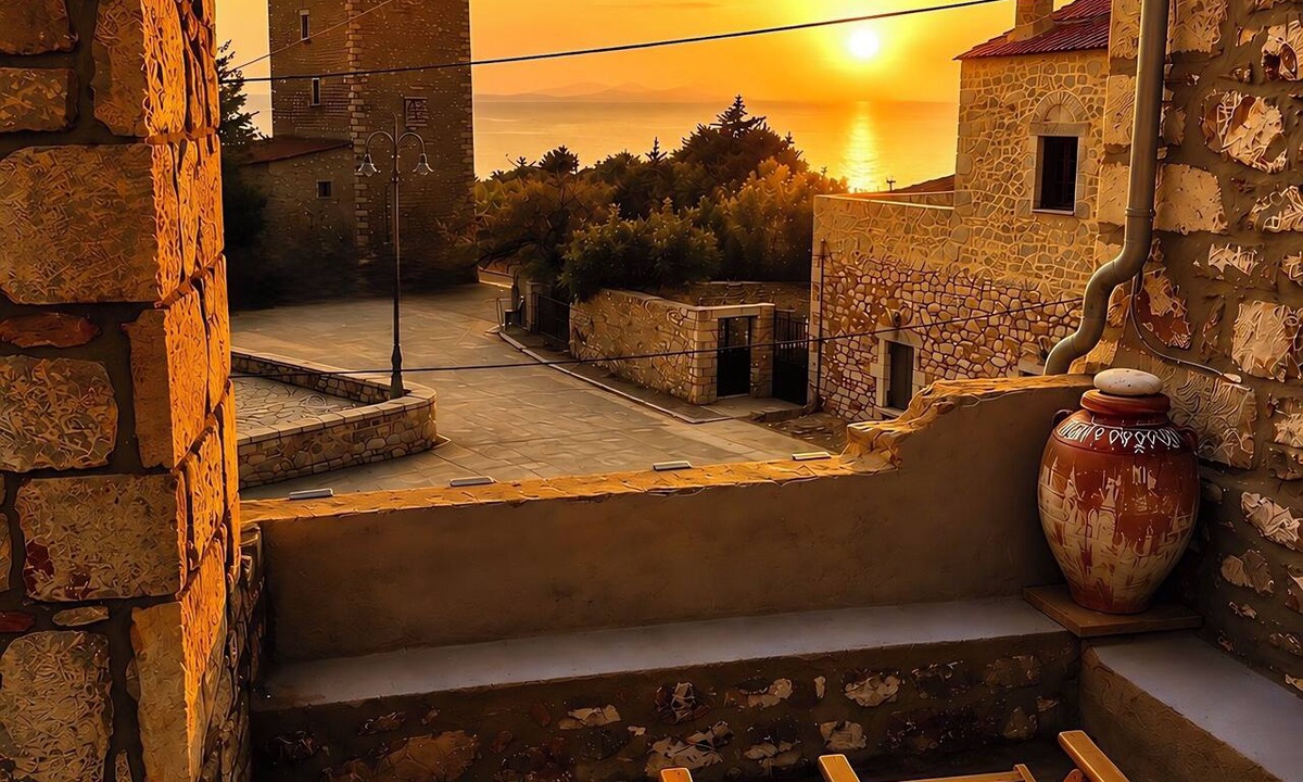 Omales Apartment | Diak’s Tower | Sunset Sea View in Mani