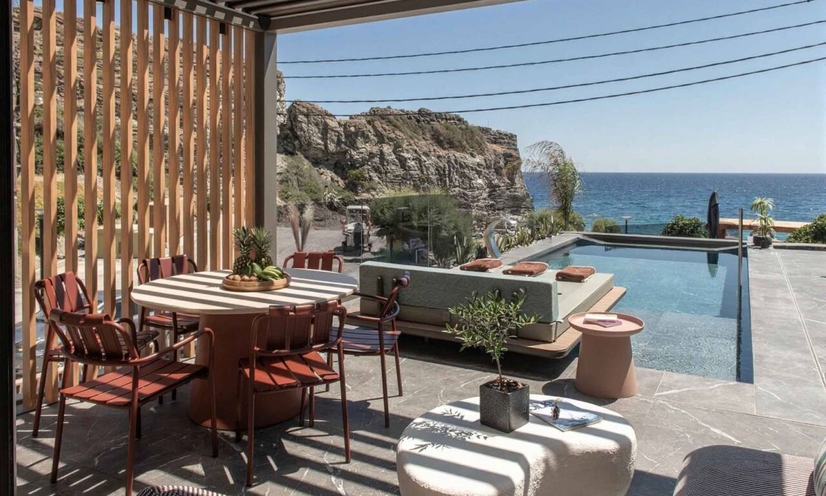 Myrtos Villa | Lapis Nera Villa II - Beachfront & Free*Heated Pool