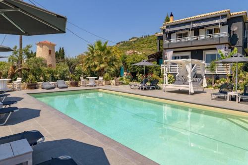 Sarlata Villa | Semeli Art Villa Kefalonia with Pool