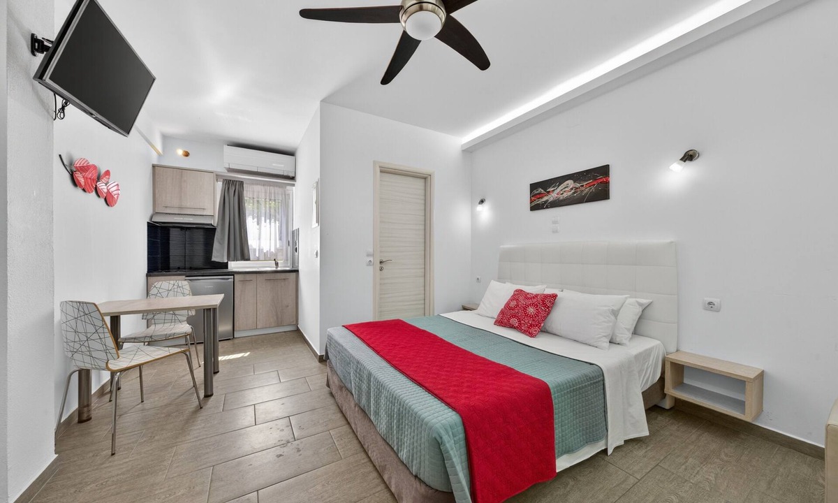 Sivota Apartment | Studio Apartment 'Sivota Colours 22' with Private Terrace, Wi-Fi and Air Conditioning