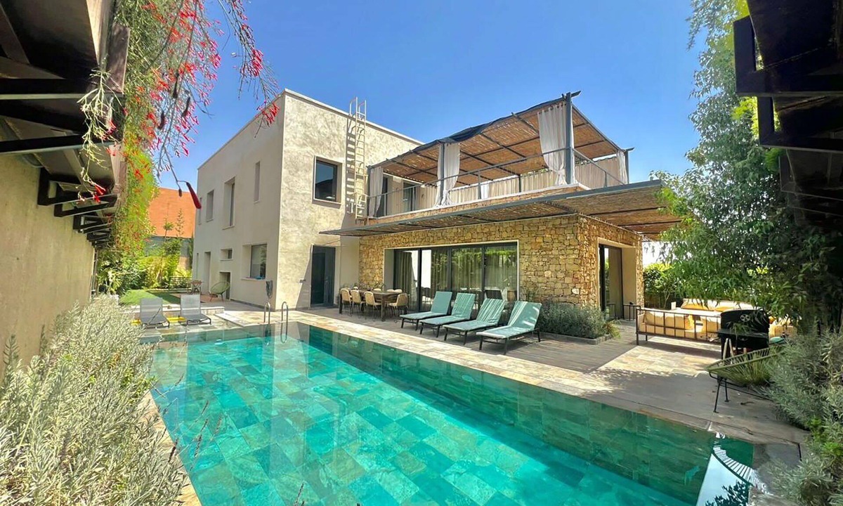 El Aggada Villa | Villa Habiba with pool and sauna - My rental Homes