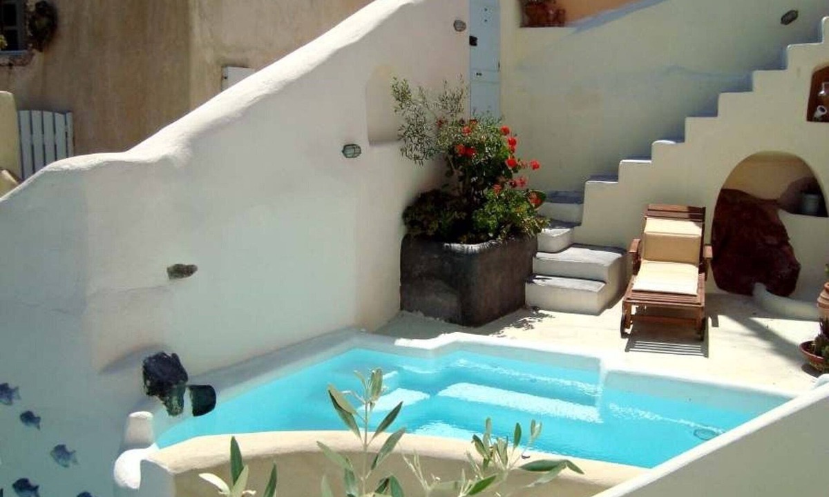 Emporio Villa | Wonderful Santorini Villa | 2 bedrooms | Villa Volcano | Emporeio | Outdoor.