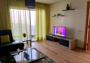 One bedroom appartement with sea view, enclosed garden and wifi at Casablanca