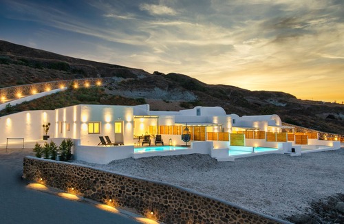 Vourvoulos House | 1 BD Grande Suite with Private Pool & Sea View - Siete Mares Luxury Suites