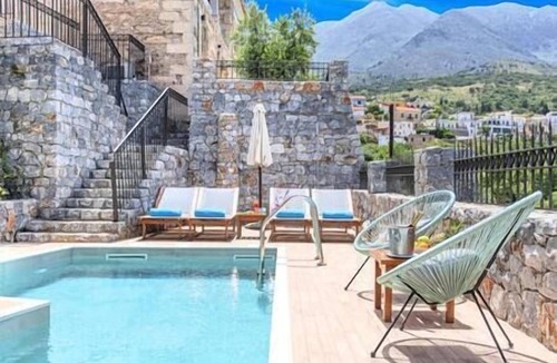 Kournas Villa | Acrothea Villa Heated Pool