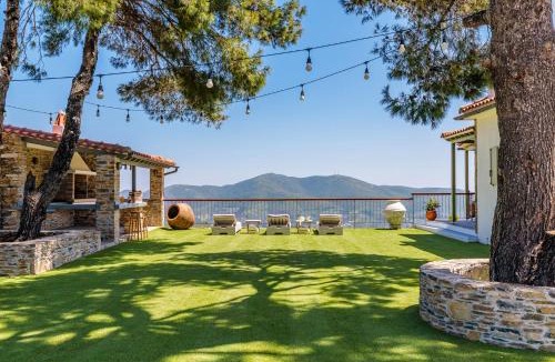 Skopelos Villa | Aegean View Villa - Sea View Family Sanctuary