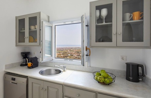 Vourvoulos Villa | Amazing Santorini Villa | Villa Buena Vista | 3 Bedrooms | Private Terrace with.