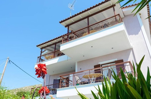 Skala Apartment | Apartment 'Maistrali Second Floor 1' with Sea View, Wi-Fi and Air Conditioning