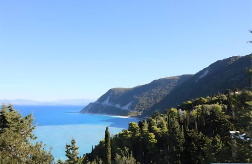 Agios Nikitas House | Apartment 'Myrto Homes Agios Nikitas Lefkada 1' with Sea View, Wi-Fi and Air Conditioning