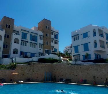 M'diq Apartment | Appartement vue sur piscine lilia aljabal