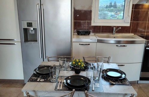 Leptokaria Apartment | Athanasiou Apartment with Sea & Mountain Views