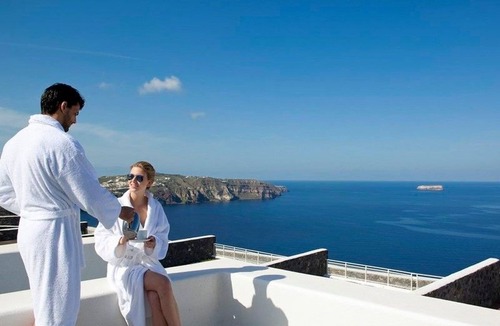 Megalochori Villa | Beautiful Santorini Villa | 2 Bedroom Villa | Panoramic Caldera Sea Views &.