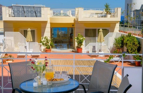 Agios Nikolaos Town Apartment | Bellevue Suites Apartment with Pool View