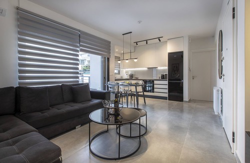 Ilisia Apartment | Black & White 2BR Apt steps from Mavili Square