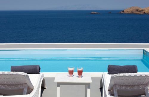 Xilokeratidi Villa | CasaDei Pool 4-BDR Sea View Villas 'Anemos' & 'Petra' with Nighttime Security Guard