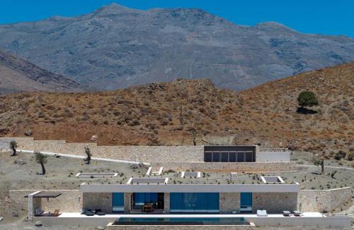 Vizari Villa | Celestia Cove, Earthy Architecture Meets Endless Blue by etouri