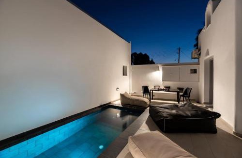 Perissa Villa | Dazzling Santorini Villa Villa Luck 2 Bedrooms Furnished Sun Terrace With Private Heated Pool Perissa