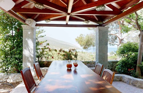 Melissopetra House | Epidavros Villas Voukamvilia Retreat Shared Pool