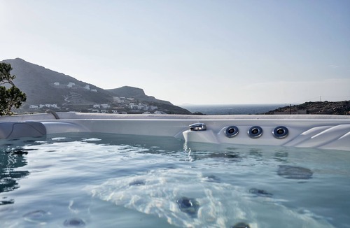 Agios Prokopios Villa | Executive Villa 2 Bedroom Sea View Private Pool & Outdoor Jacuzzi