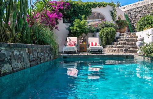 Megalochori House | Hiraeth: Stylish canava house with pool and garden