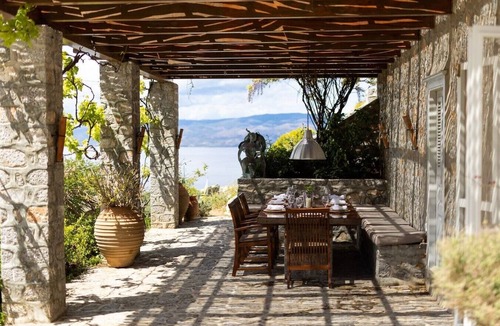 Hydra House | Historic Mansion with Private Pool & Stunning Sea Views