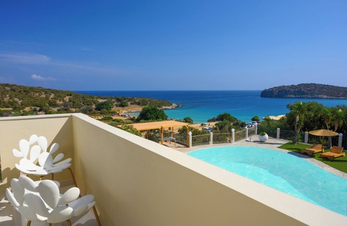 Istron House | Kalos Luxury Homes, Beach Loft III Sea View Private Jacuzzi