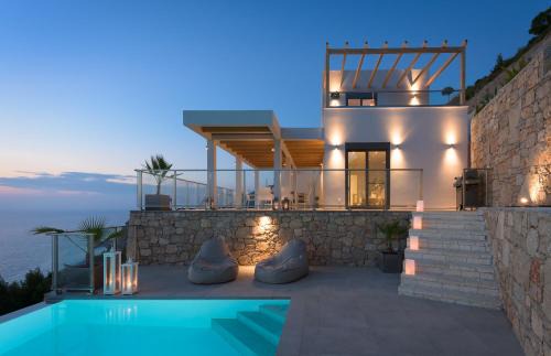 Agios Nikitas Villa | Kathisma Bay Villas - Luxury Villas - Villa Helios