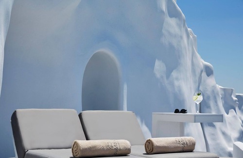 Firostefani Villa | Luxurious Imerovigli Villa | 7 Bedrooms | Caldera View | Private Pools |.