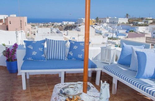 Karterados Villa | Lydia Luxury cave Villa with Jacuzzi & sea view