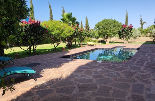 Amizmiz Villa | Maison Avec Piscine Privée, Jardin Arboré, Parking Clos à 2 kms D'amizmiz