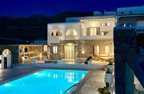 Ornos House | Meerblick Sunset Villa mit Hotub CalypsoSunsetVill by Interhome