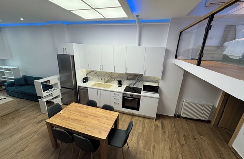 Nikaia-Agios Ioannis Rentis Apartment | Modern Athens Loft 160m from Metro 3 min from Piraeus Port 6 Guests