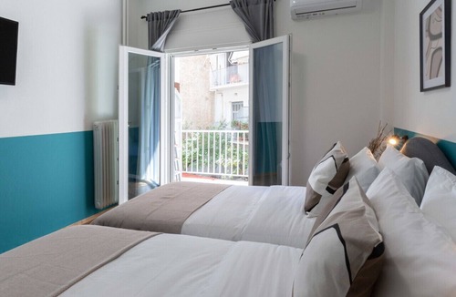 Zografos Apartment | Phaedrus Living: Zografou Azure Aura
