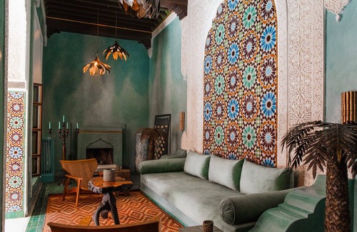 Sidi Bou Amar Villa | Riad Marta, swimming pool, terrace and staff
