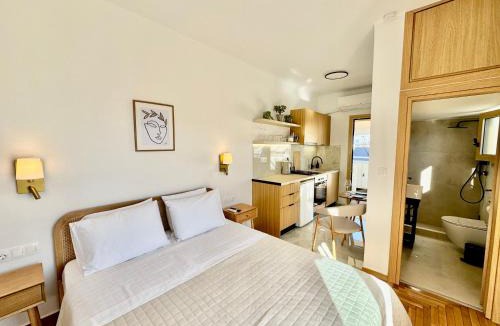 Agios Panteleimonas Apartment | Rooftop Oasis - Design Studio with Acropolis View