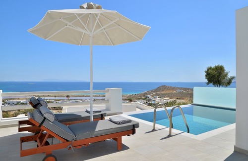 Stelida Apartment | Sea View Suite with Private Pool | Mythology Naxos
