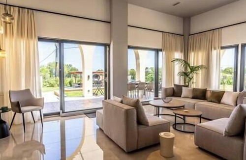 Filaki Villa | Selena Beach Front Loft with private heatable pool