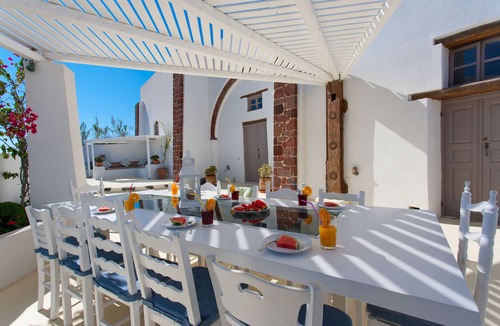 Megalochori Villa | Spacious Luxury Private Villa - Pool - Ocean Views