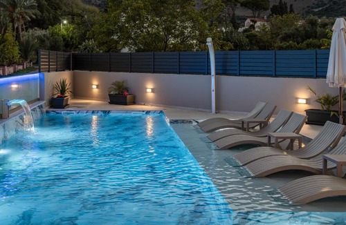 Kournas Villa | Stone Heaven Luxury Villa with Private Heated Pool