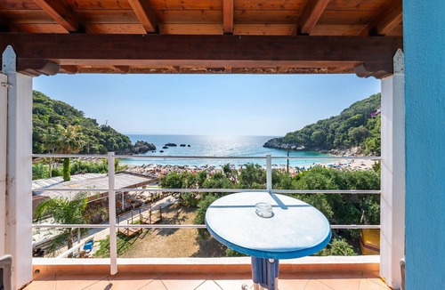 Parga Apartment | Studio Apartment 'Alex Bar Apartment 12' with Sea View, Wi-Fi and Air Conditioning