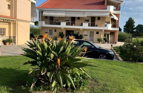 Mesolongi Apartment | Studio Apartment 'Flo's 1' with Shared Garden, Wi-Fi and Air Conditioning