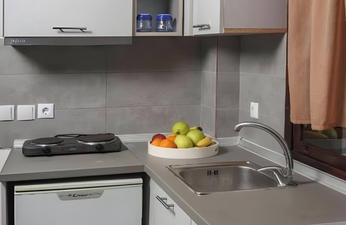 Pefkochori Apartment | Studio 'For 2 with Sea View 1' with View, Wi-Fi and Air Conditioning