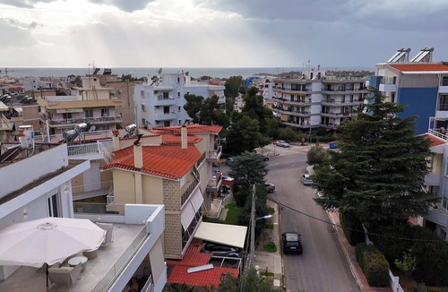 Voula Apartment | Sunlit Retreat near Voula Center