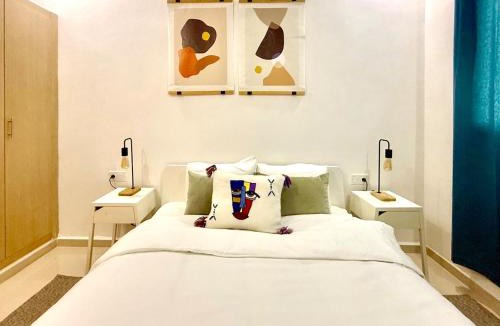 La Ville Haute Apartment | Sunny 3 bedrooms Apartment - balcony and workspace