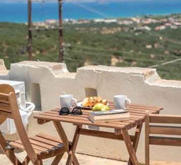 Kissamos Apartment | The Mulberry Stonehouse Sea - Mountain View