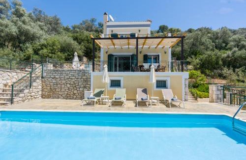 Spartochori Villa | Villa Alex Meganisi - Luxury villa with private pool, seaviews, beach closeby