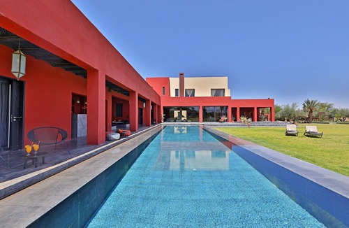 Ghmate Villa | Villa Luxe Marrakech 7 rooms heated swimming pool jaccuzi hammam 30 mn Marrakech