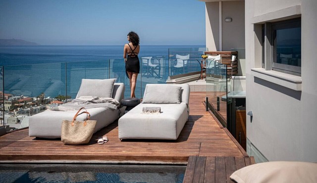 Acro Sea View Villa in Chania | Alectrona Living Crete